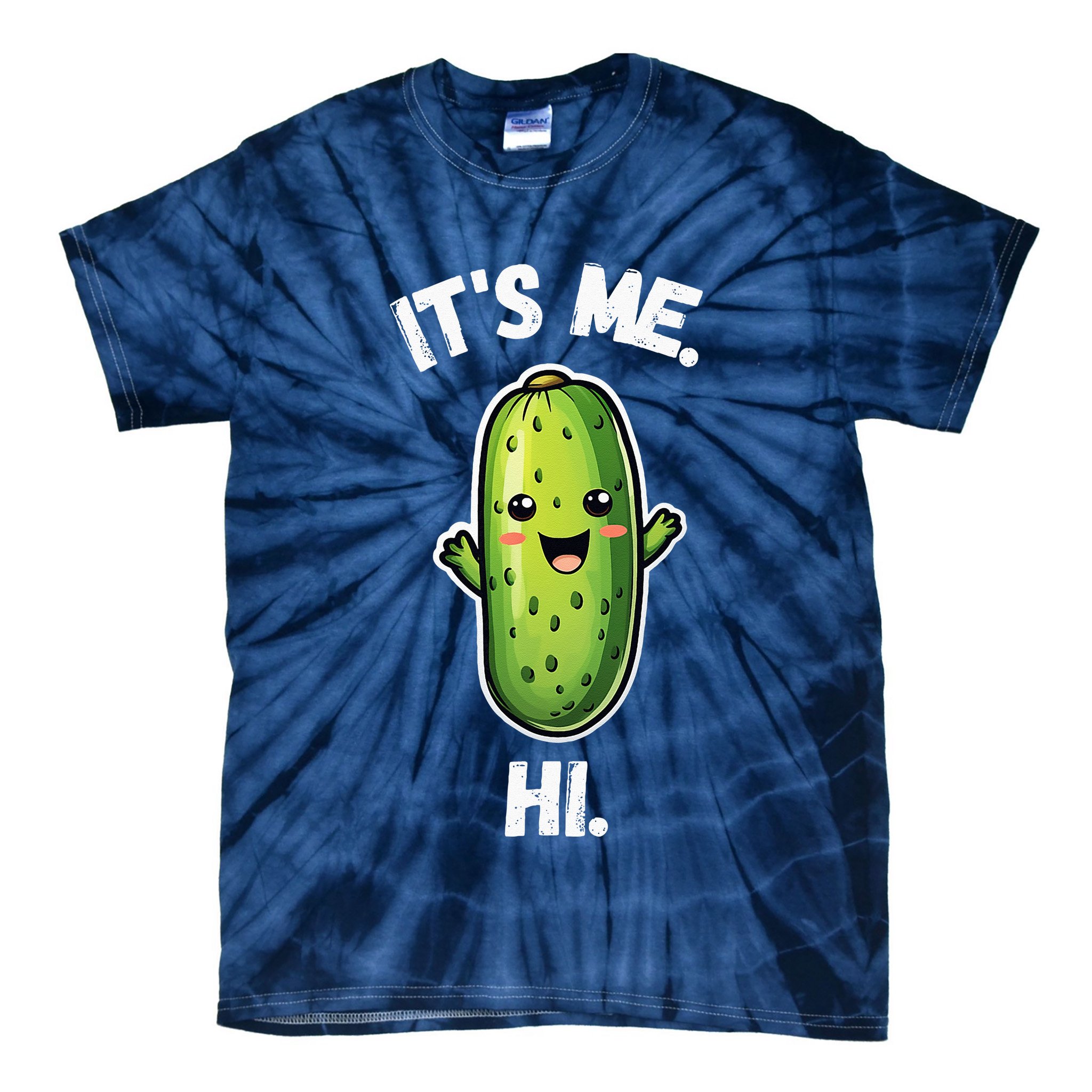 It's Me Hi I'm The Pickle Funny Pickles Lover Tie-Dye T-Shirt