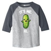 It's Me Hi I'm The Pickle Funny Pickles Lover Toddler Fine Jersey T-Shirt