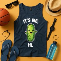 It's Me Hi I'm The Pickle Funny Pickles Lover Tank Top