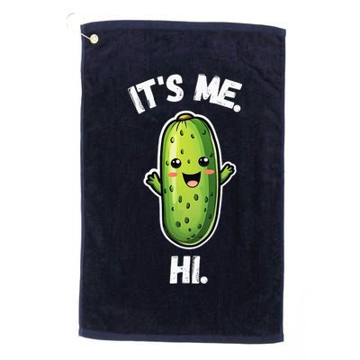 It's Me Hi I'm The Pickle Funny Pickles Lover Golf Towel