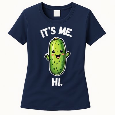 It's Me Hi I'm The Pickle Funny Pickles Lover Womens T-Shirt