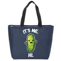 It's Me Hi I'm The Pickle Funny Pickles Lover Zip Tote Bag