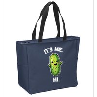 It's Me Hi I'm The Pickle Funny Pickles Lover Zip Tote Bag