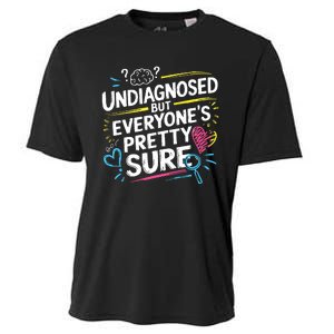 Ironic Mental Health Heavy Undiagnosed Funny Cooling Performance Crew T-Shirt