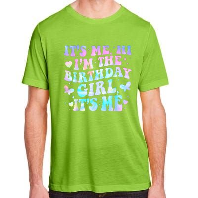 Its Me Hi Im Birthday Girl Its Me Groovy For Girls Adult ChromaSoft Performance T-Shirt