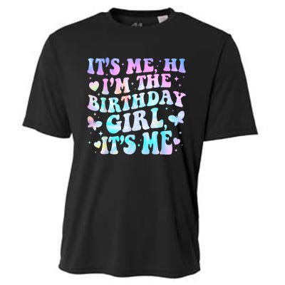 Its Me Hi Im Birthday Girl Its Me Groovy For Girls Cooling Performance Crew T-Shirt