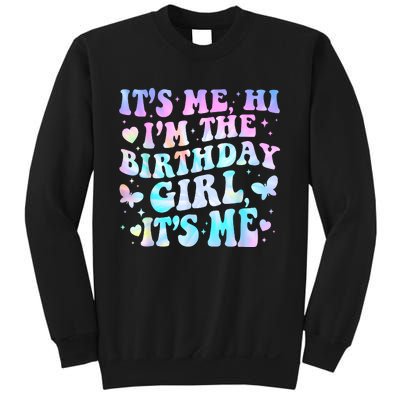 Its Me Hi Im Birthday Girl Its Me Groovy For Girls Sweatshirt