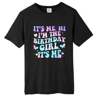 Its Me Hi Im Birthday Girl Its Me Groovy For Girls Tall Fusion ChromaSoft Performance T-Shirt