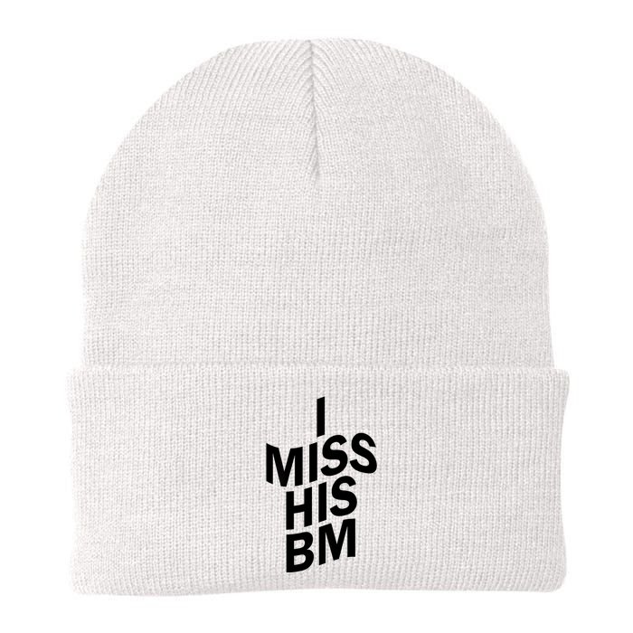 I Miss His BM Funny Knit Cap Winter Beanie