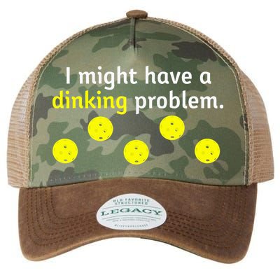 I Might Have A Dinking Problem Funny Pickleball Legacy Tie Dye Trucker Hat