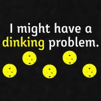 I Might Have A Dinking Problem Funny Pickleball Ladies PosiCharge Tri-Blend Wicking Tank