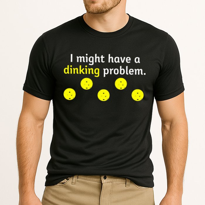 I Might Have A Dinking Problem Funny Pickleball Cooling Performance Crew T-Shirt