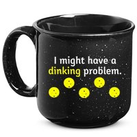 I Might Have A Dinking Problem Funny Pickleball 15oz Campfire Ceramic Mug