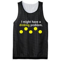 I Might Have A Dinking Problem Funny Pickleball Mesh Reversible Basketball Jersey Tank