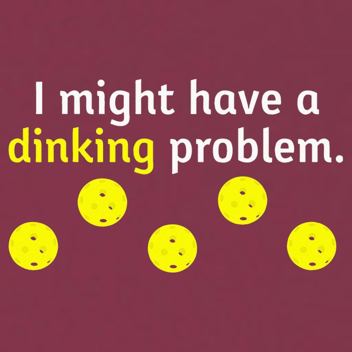 I Might Have A Dinking Problem Funny Pickleball 16oz Travel Tumbler