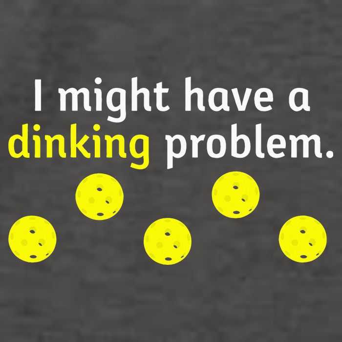 I Might Have A Dinking Problem Funny Pickleball Vector Backpack