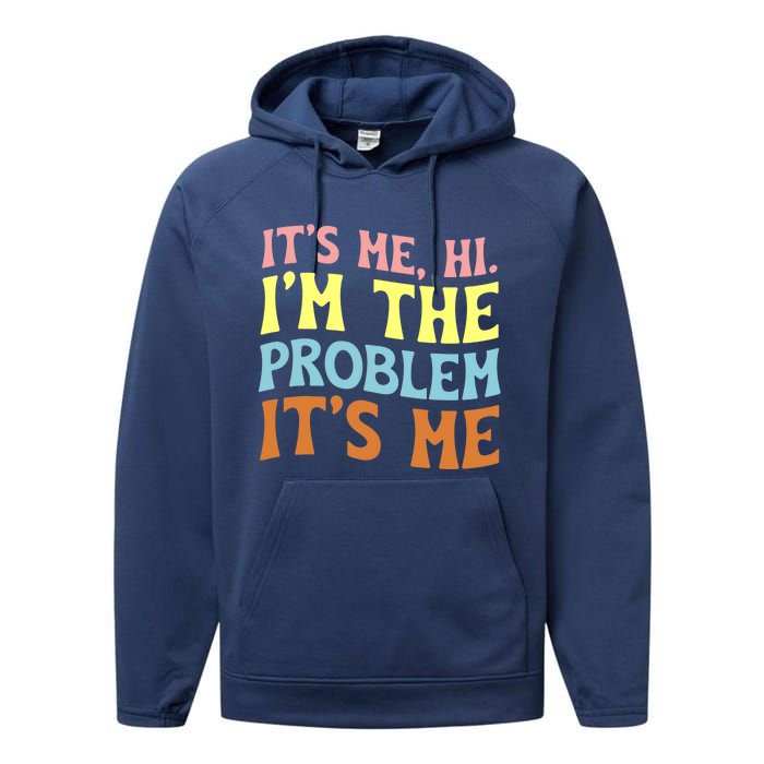 It's Me, Hi, I'm The Problem Groovy, Anti Hero Vintage Performance Fleece Hoodie