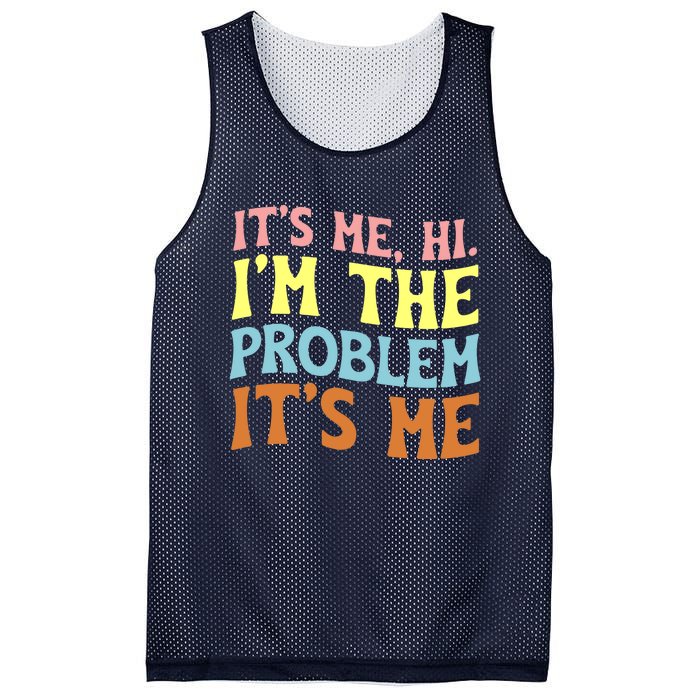 It's Me, Hi, I'm The Problem Groovy, Anti Hero Vintage Mesh Reversible Basketball Jersey Tank