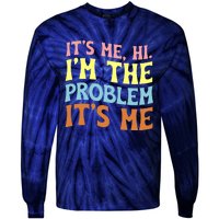 It's Me, Hi, I'm The Problem Groovy, Anti Hero Vintage Tie-Dye Long Sleeve Shirt