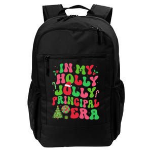 In My Holly Xmas Jolly Principal Era Christmas Job Team Daily Commute Backpack