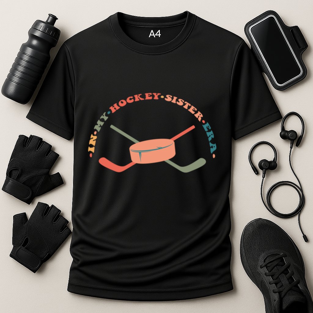 In My Hockey Sister Era Great Gift Cooling Performance Crew T-Shirt