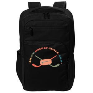 In My Hockey Sister Era Great Gift Impact Tech Backpack