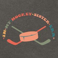 In My Hockey Sister Era Great Gift Cotton Canvas Backpack