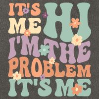 Its Me Hi I'm The Problem Its Me Cotton Canvas Backpack