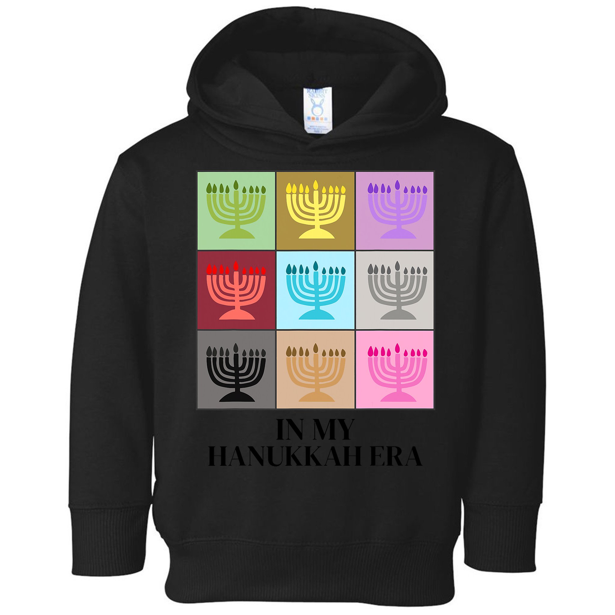 In My Hanukkah Era Ugly Jewish Xmas Funny Christmas Hanukkah Toddler Hoodie