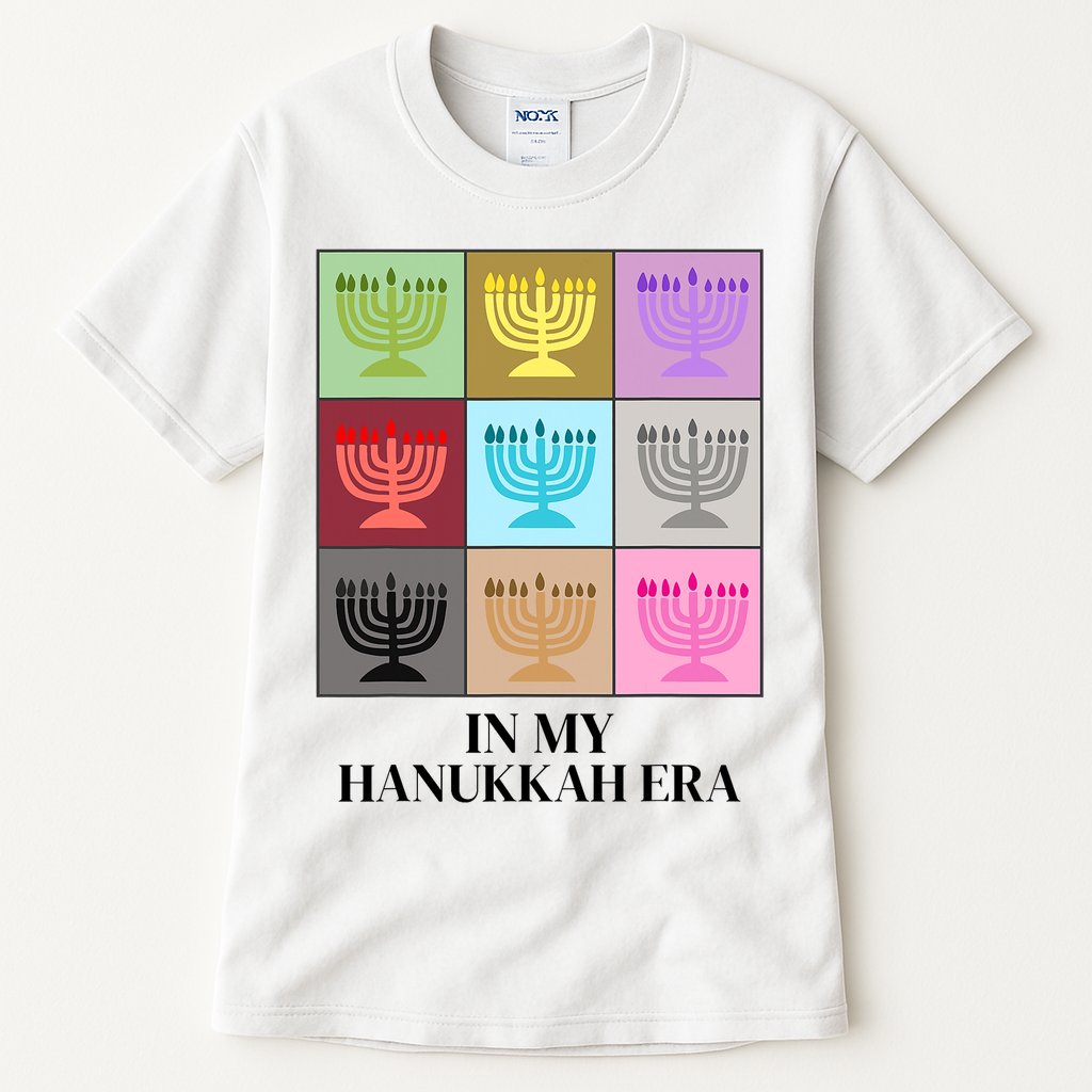 In My Hanukkah Era Ugly Jewish Xmas Funny Christmas Hanukkah Tall T-Shirt