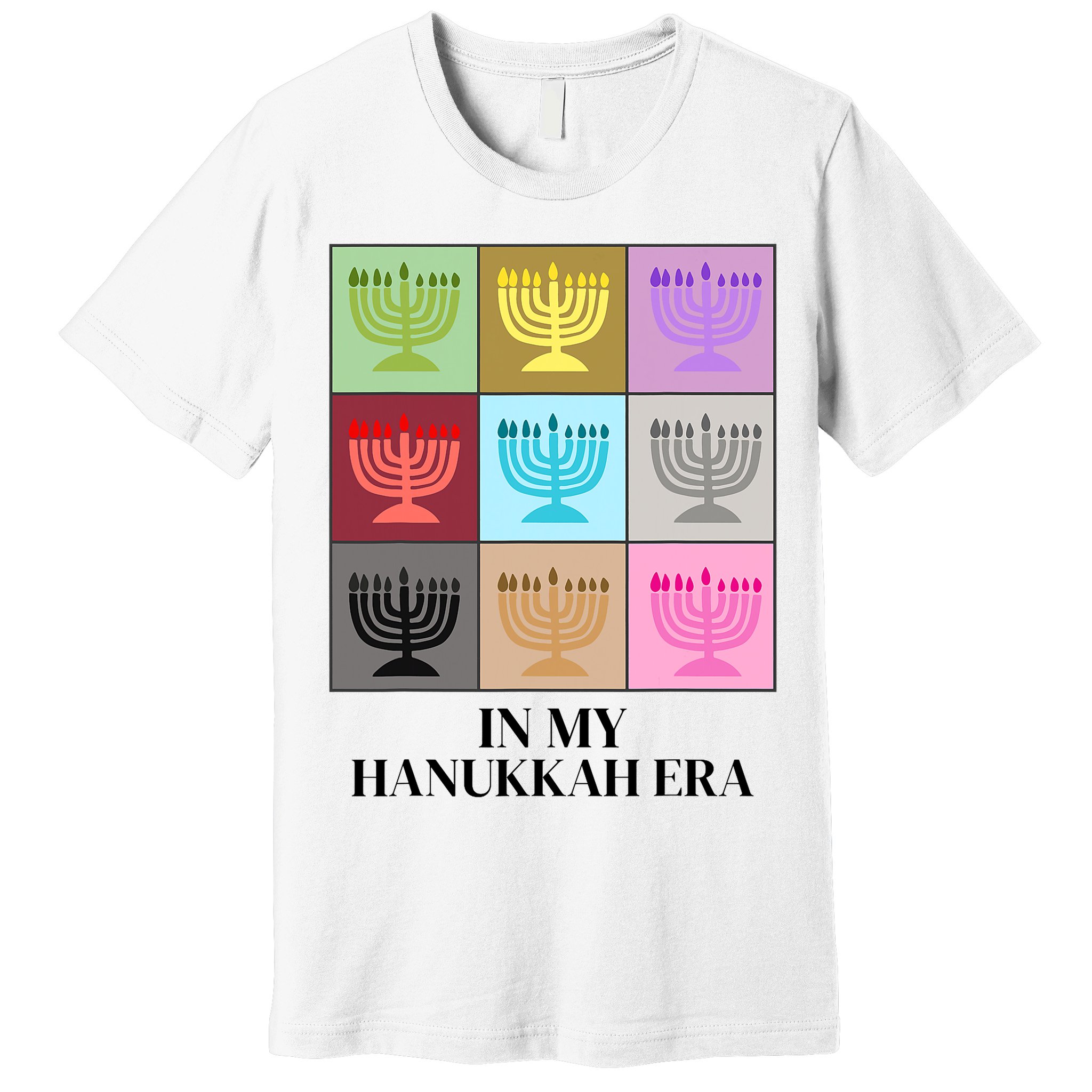 In My Hanukkah Era Ugly Jewish Xmas Funny Christmas Hanukkah Premium T-Shirt