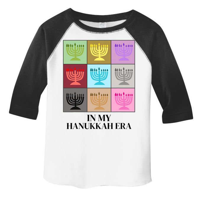 In My Hanukkah Era Ugly Jewish Xmas Funny Christmas Hanukkah Toddler Fine Jersey T-Shirt