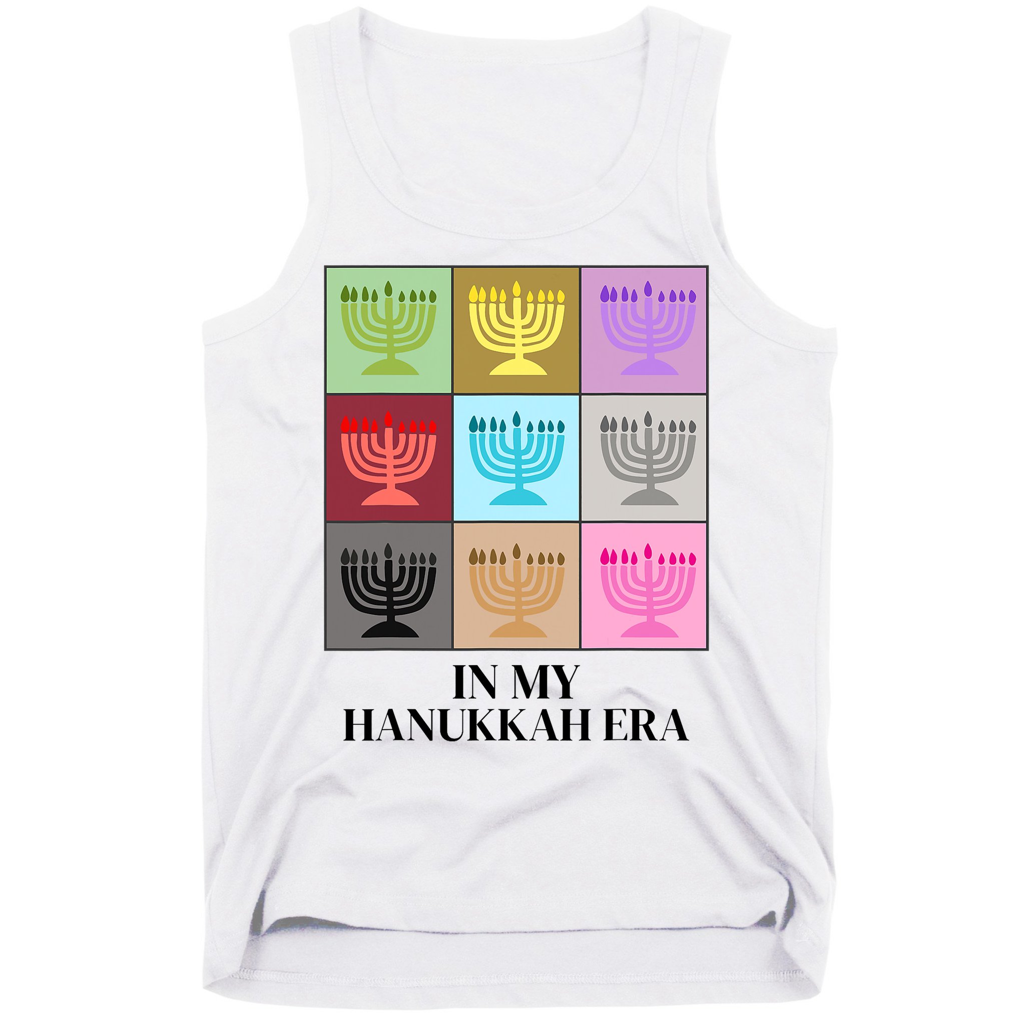In My Hanukkah Era Ugly Jewish Xmas Funny Christmas Hanukkah Tank Top