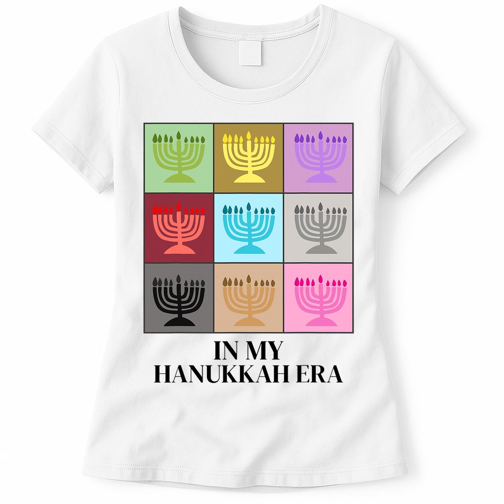 In My Hanukkah Era Ugly Jewish Xmas Funny Christmas Hanukkah Womens T-Shirt