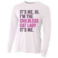 Its Me Hi IM The Childless Cat Lady ItS Me Cooling Performance Long Sleeve Crew