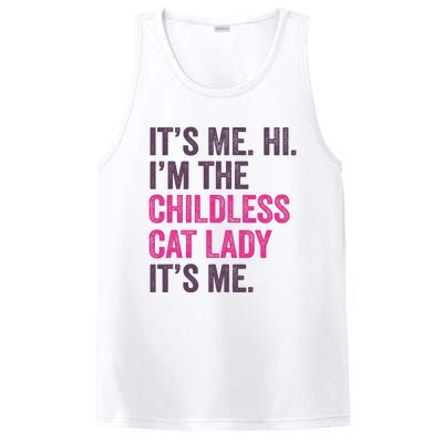 Its Me Hi IM The Childless Cat Lady ItS Me PosiCharge Competitor Tank