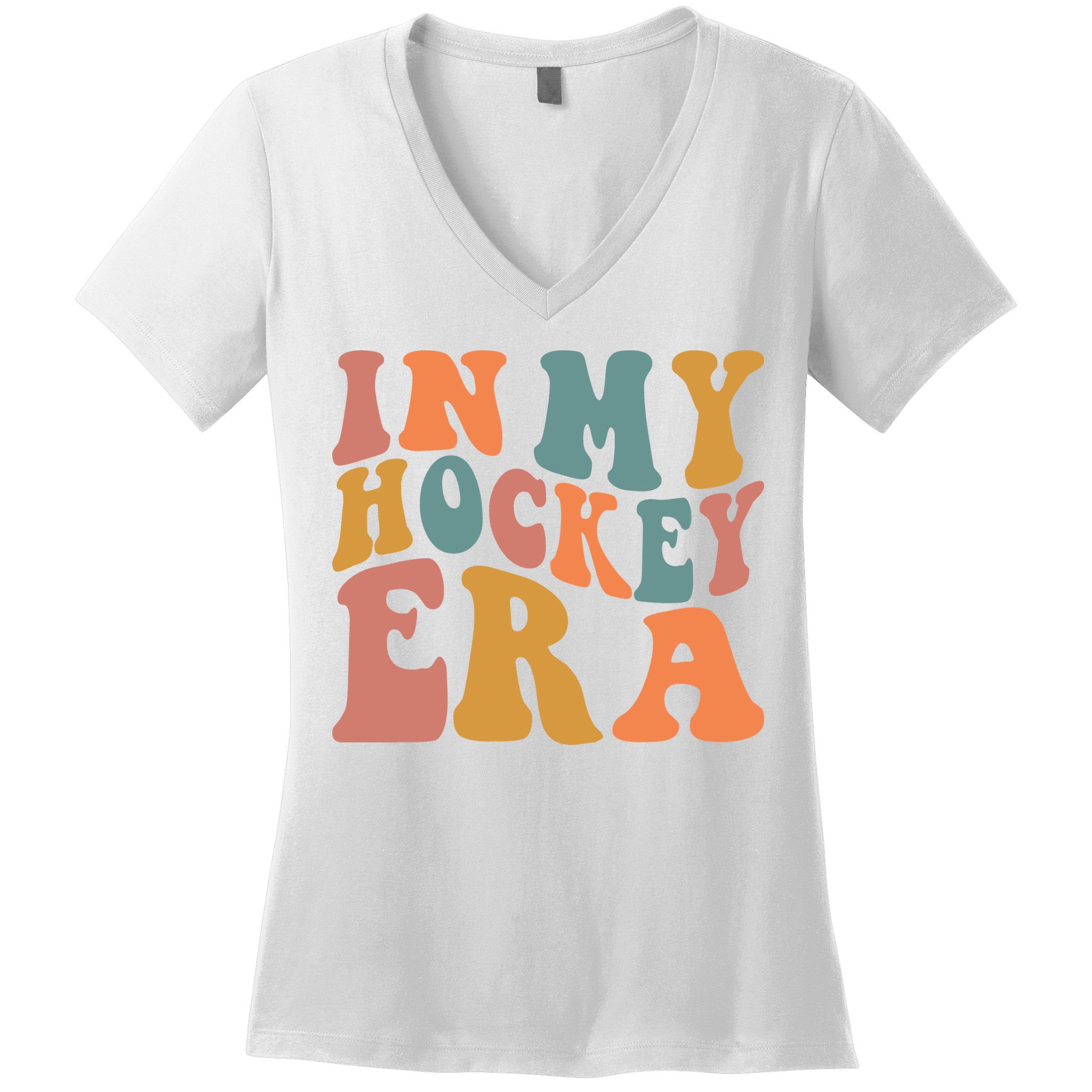 In My Hockey Era Women's V-Neck T-Shirt