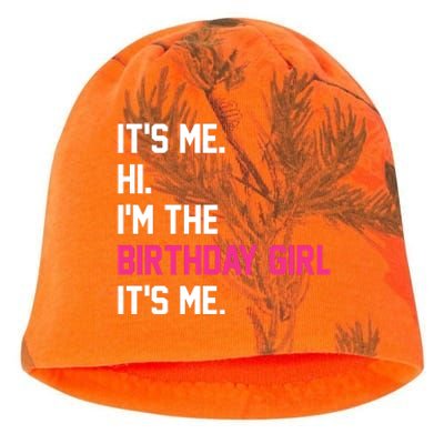 Its Me Hi Im The Brithday Girl Its Me Funny Gift Kati - Camo Knit Beanie