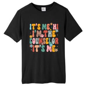 Its Me Hi Im The Teacher Counselor Back To School Tall Fusion ChromaSoft Performance T-Shirt