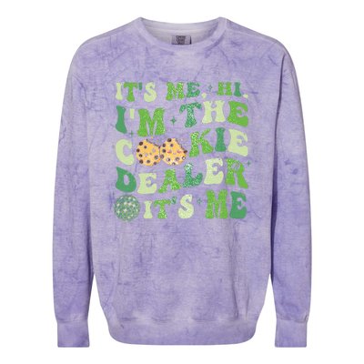 Its Me Hi Im The Cookie Dealer Scout Troop Scouting Colorblast Crewneck Sweatshirt