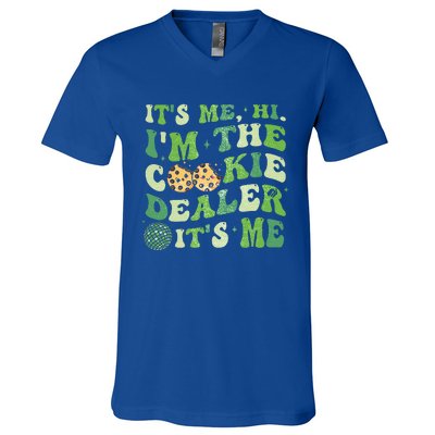 Its Me Hi Im The Cookie Dealer Scout Troop Scouting V-Neck T-Shirt