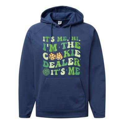 Its Me Hi Im The Cookie Dealer Scout Troop Scouting Performance Fleece Hoodie