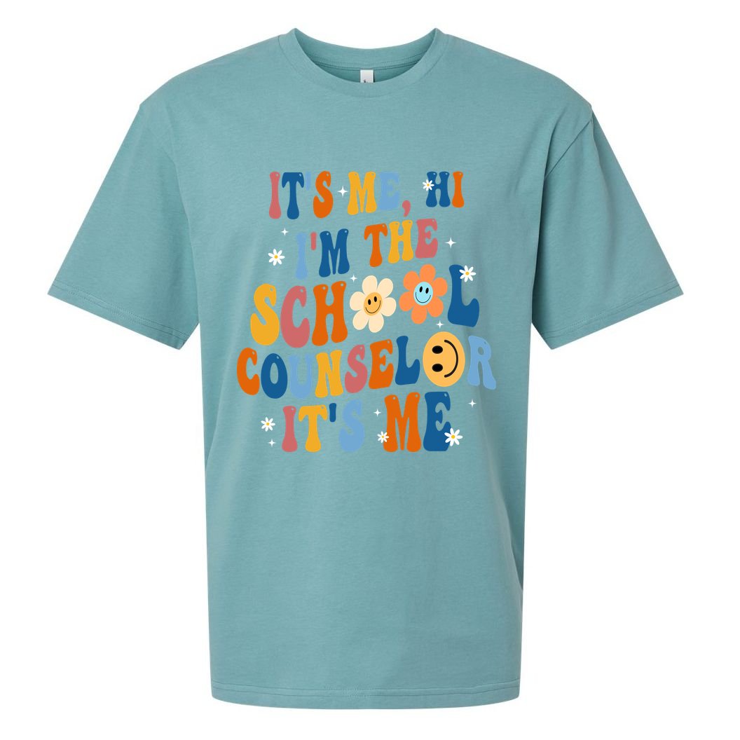 Its Me Hi Im The School Counselor Back To School Sueded Cloud Jersey T-Shirt