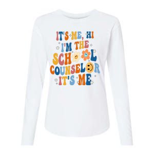 Its Me Hi Im The School Counselor Back To School Womens Cotton Relaxed Long Sleeve T-Shirt