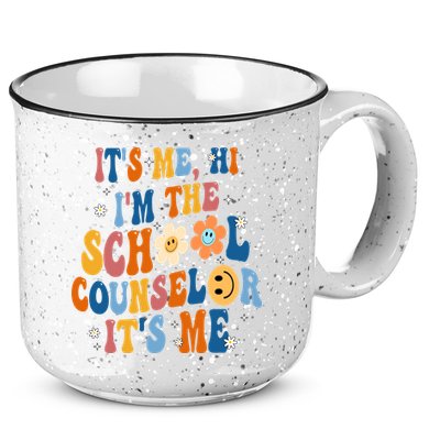Its Me Hi Im The School Counselor Back To School 15oz Campfire Ceramic Mug