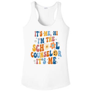 Its Me Hi Im The School Counselor Back To School Ladies PosiCharge Competitor Racerback Tank