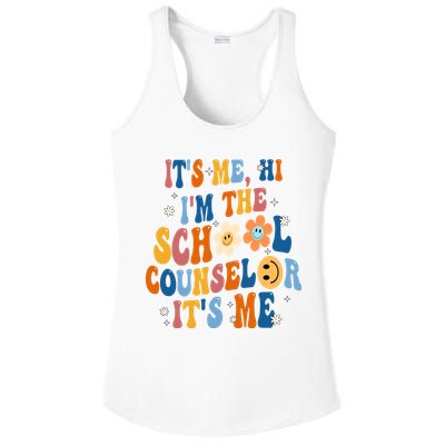 Its Me Hi Im The School Counselor Back To School Ladies PosiCharge Competitor Racerback Tank