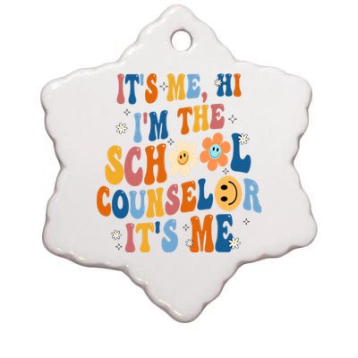 Its Me Hi Im The School Counselor Back To School Ceramic Star Ornament