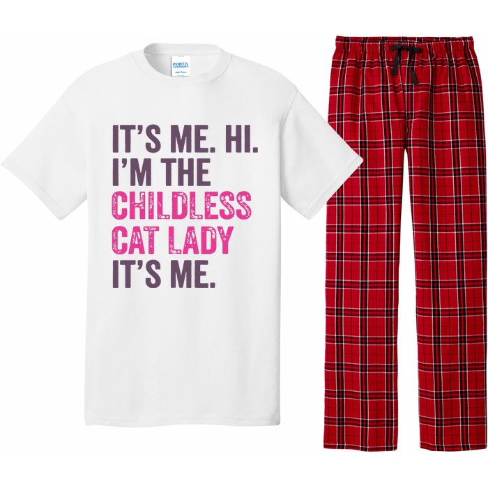 Its Me Hi IM The Childless Cat Lady ItS Me Pajama Set