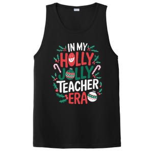 In My Holly Xmas Jolly Teacher Era Christmas Holiday Vibe PosiCharge Competitor Tank